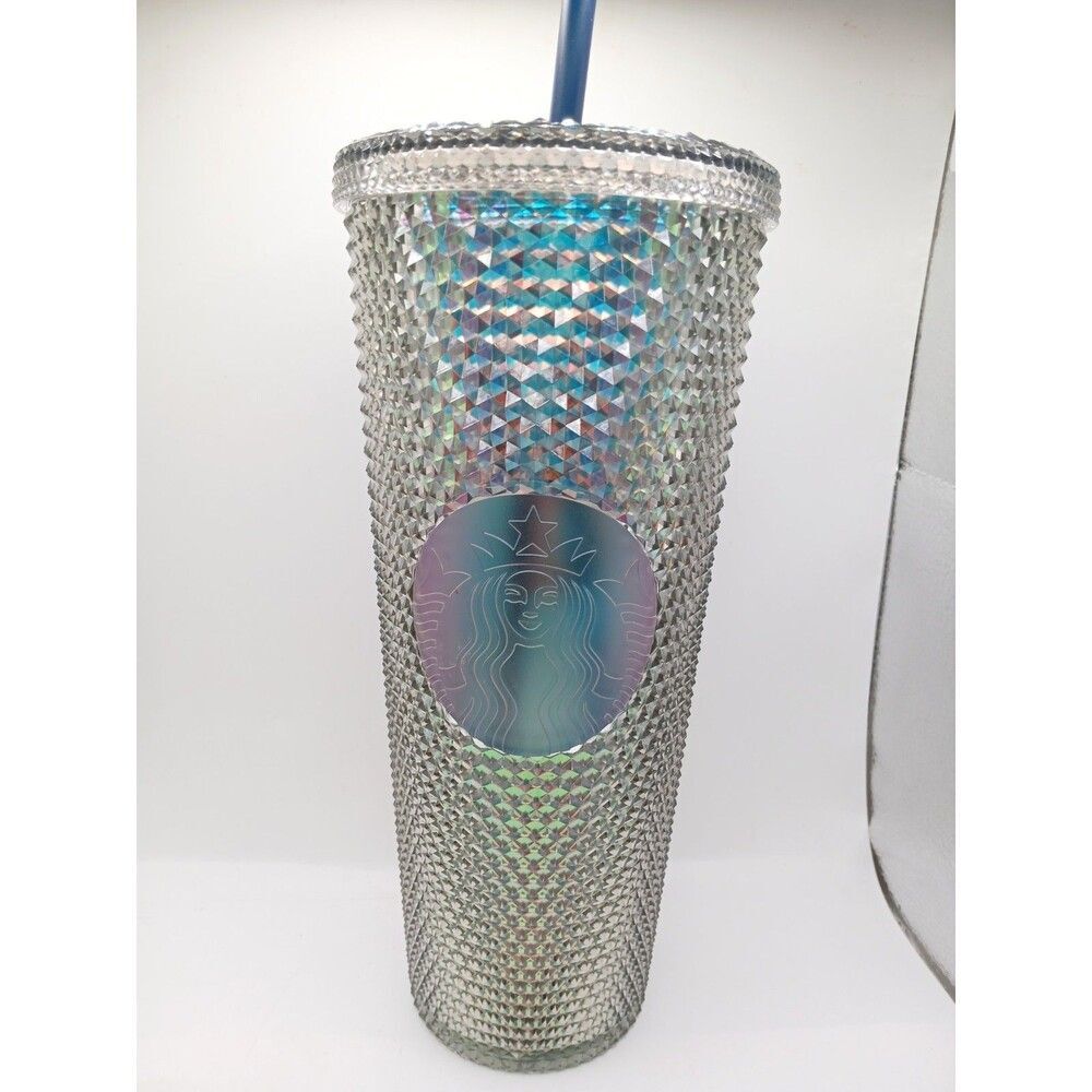 New Starbucks UGA Cold Cup Metallic 24oz Tumbler University Of Georgia Bulldogs